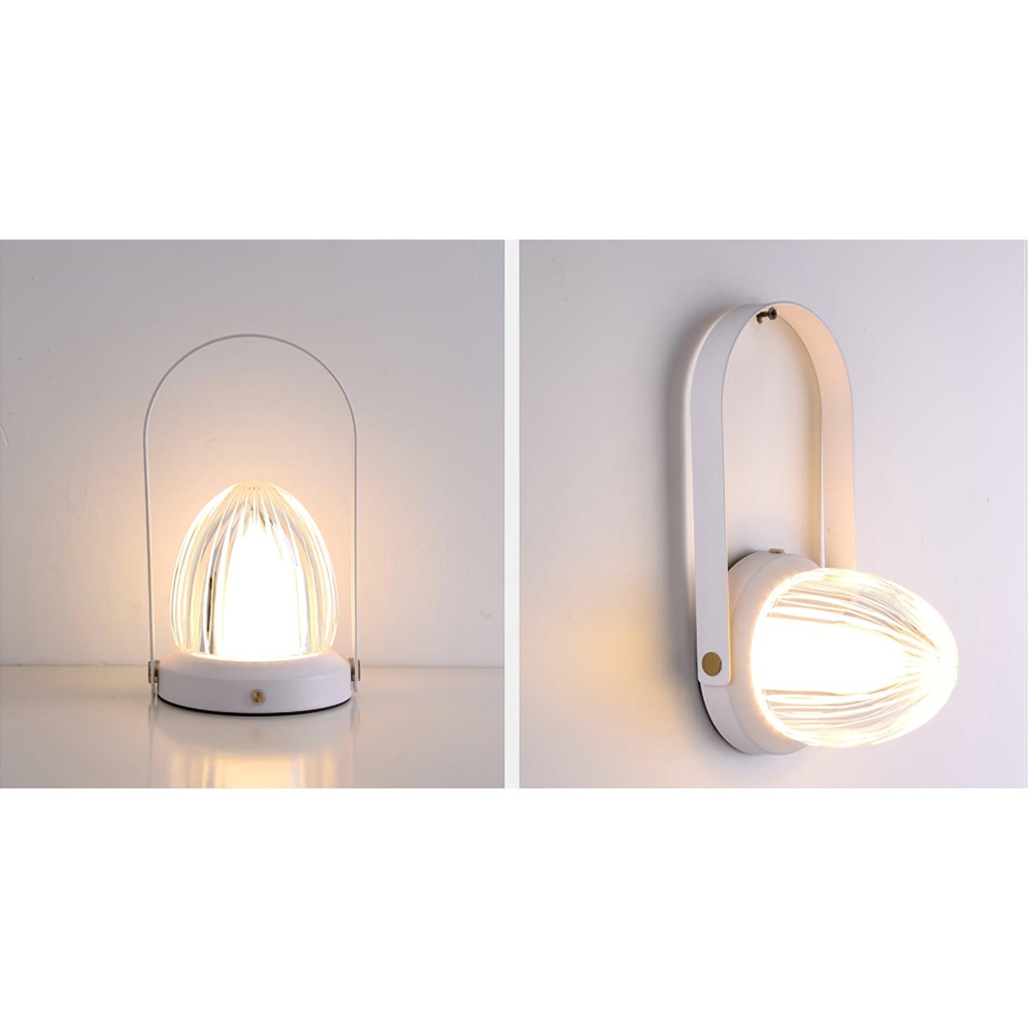 Wiederaufladbare Tischlampe – Tragbares dimmbares Licht fürs Schlafzimmer