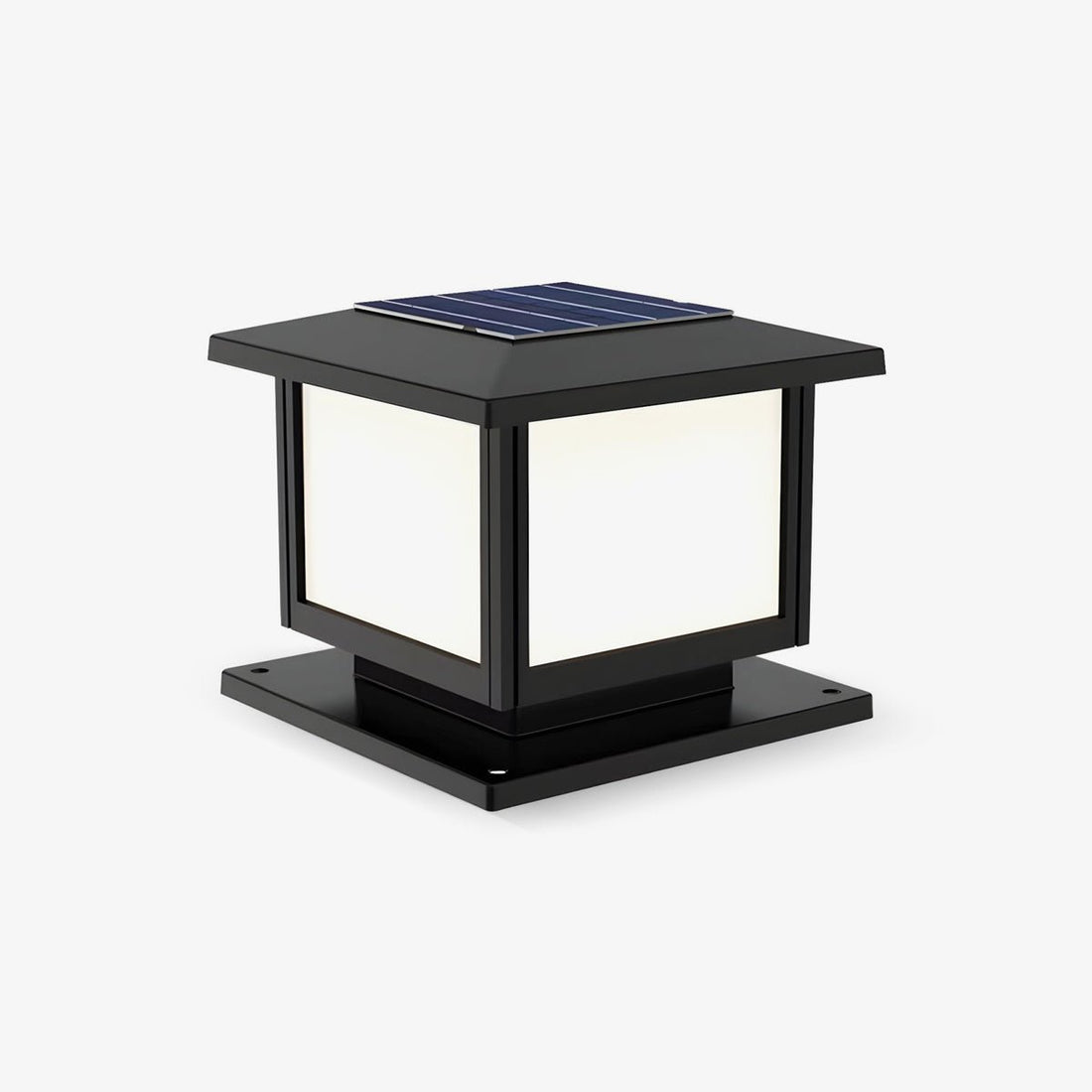 Solar-Pfostenleuchte für den Außenbereich – Moderne Gartenlampe für Gehwege und Terrassen