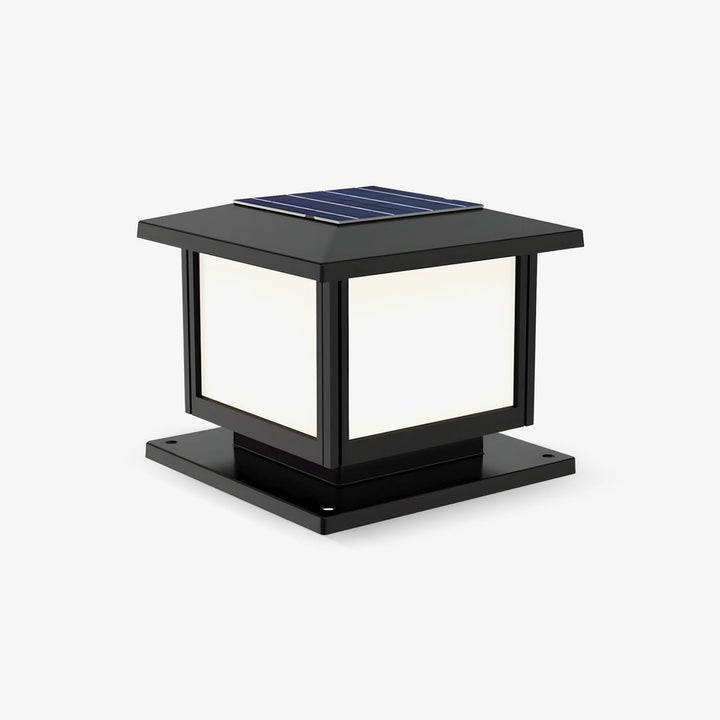 Solar-Pfostenleuchte für den Außenbereich – Moderne Gartenlampe für Gehwege und Terrassen