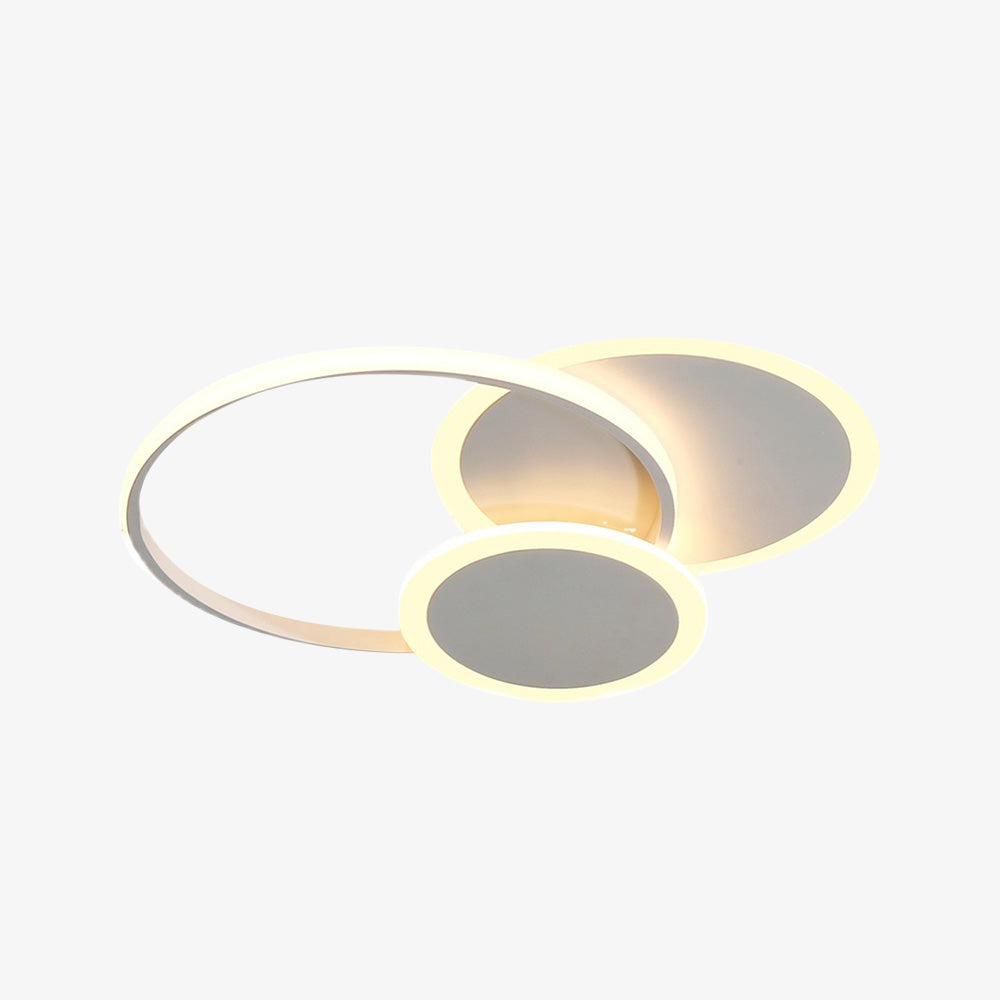 LED Flush Mount Ceiling Lamp - Elegant Acrylic Bedroom Light Fixture