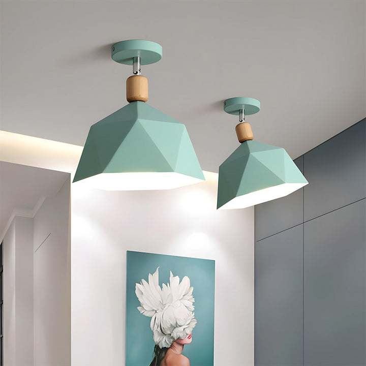 Macaron Organic Ceiling Light - Elegant Metal Ceiling Lamp for Hallway