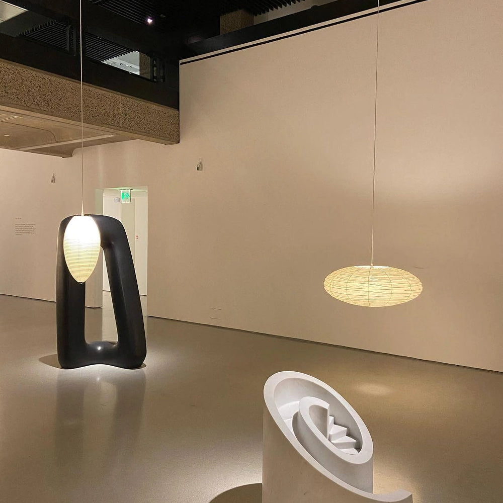 Mulberry Washi Pendant Lamp - Soft Handmade Light for Warm Home Decor