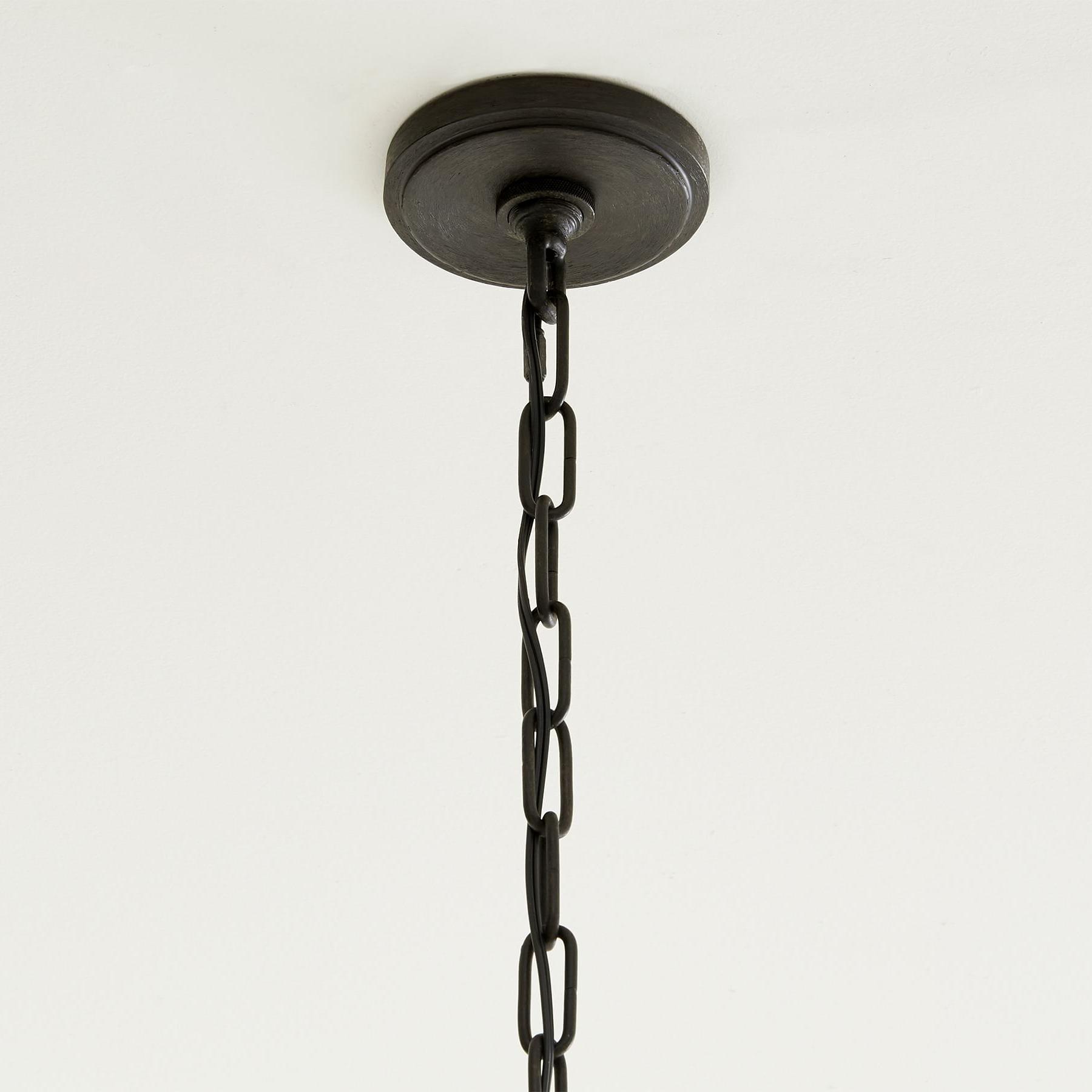 Rowan Timeless Iron Candle Design Chandelier - Industrial Interior Lighting For Bedroom