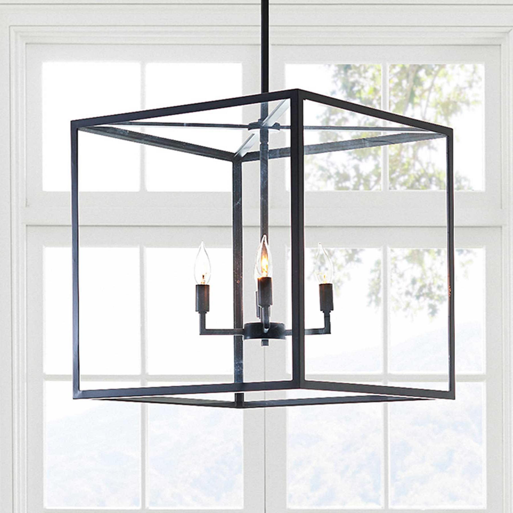 Ferrix Industial Iron Pendant Lamp - Glass Outdoor Lantern Lighting