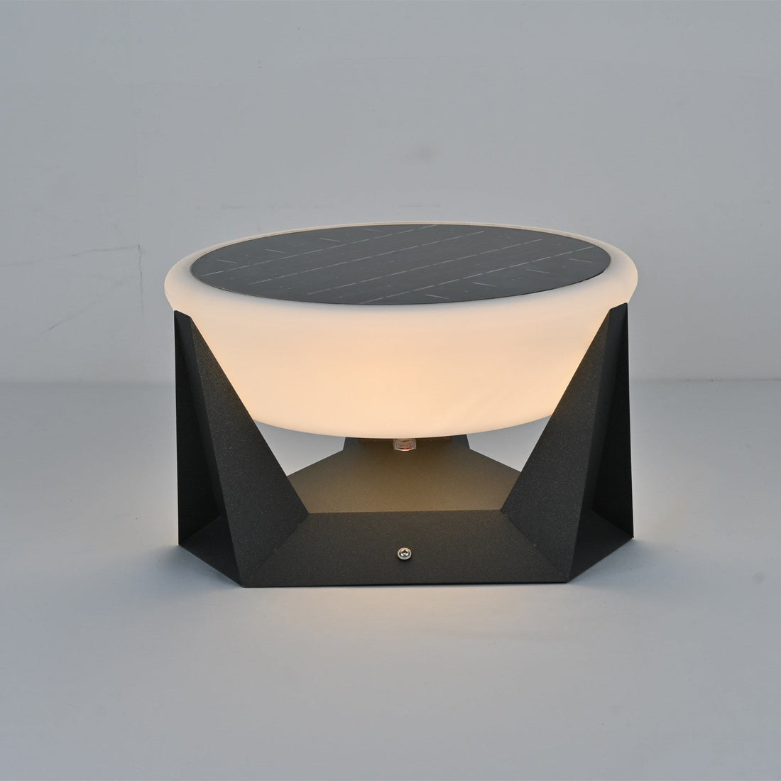 Solar Außenleuchte - Moderne geometrische LED Lampe für Garten &amp; Terrasse