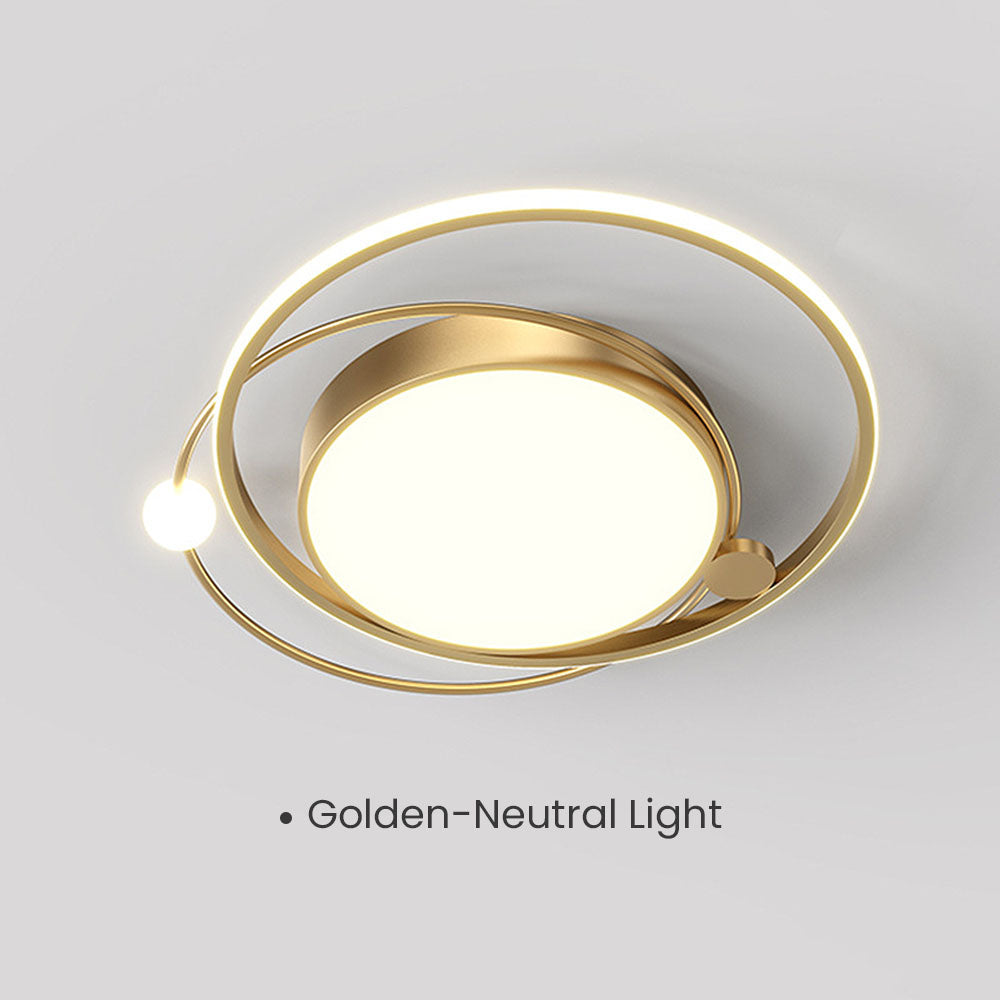 Modern Round LED Ceiling Light – Minimalist Fixture for Living Spaces
