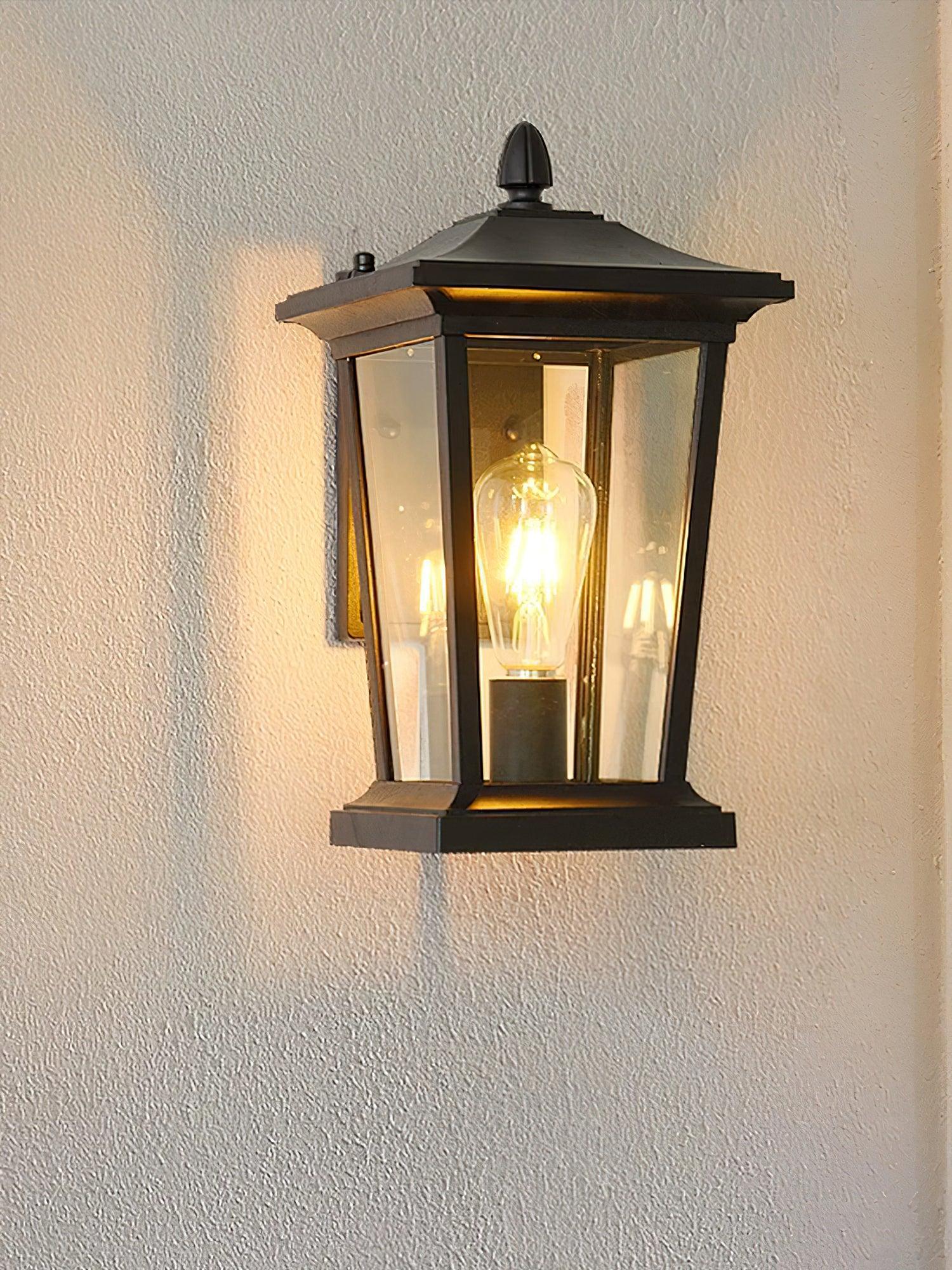 Birdcage Wall Lamp - Vintage LED Light for Courtyard & Balcony