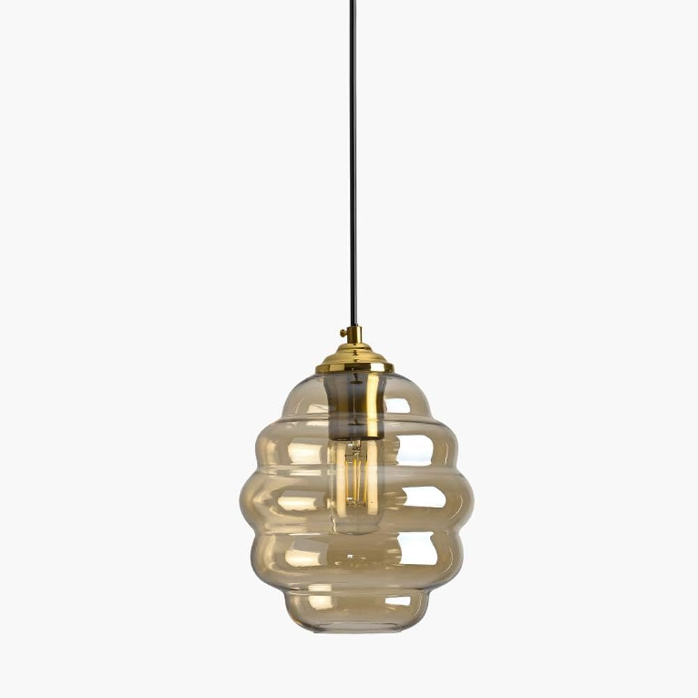 Glass Modern Pendant Lighting - Multi-layer Ring Fixture for Kitchen
