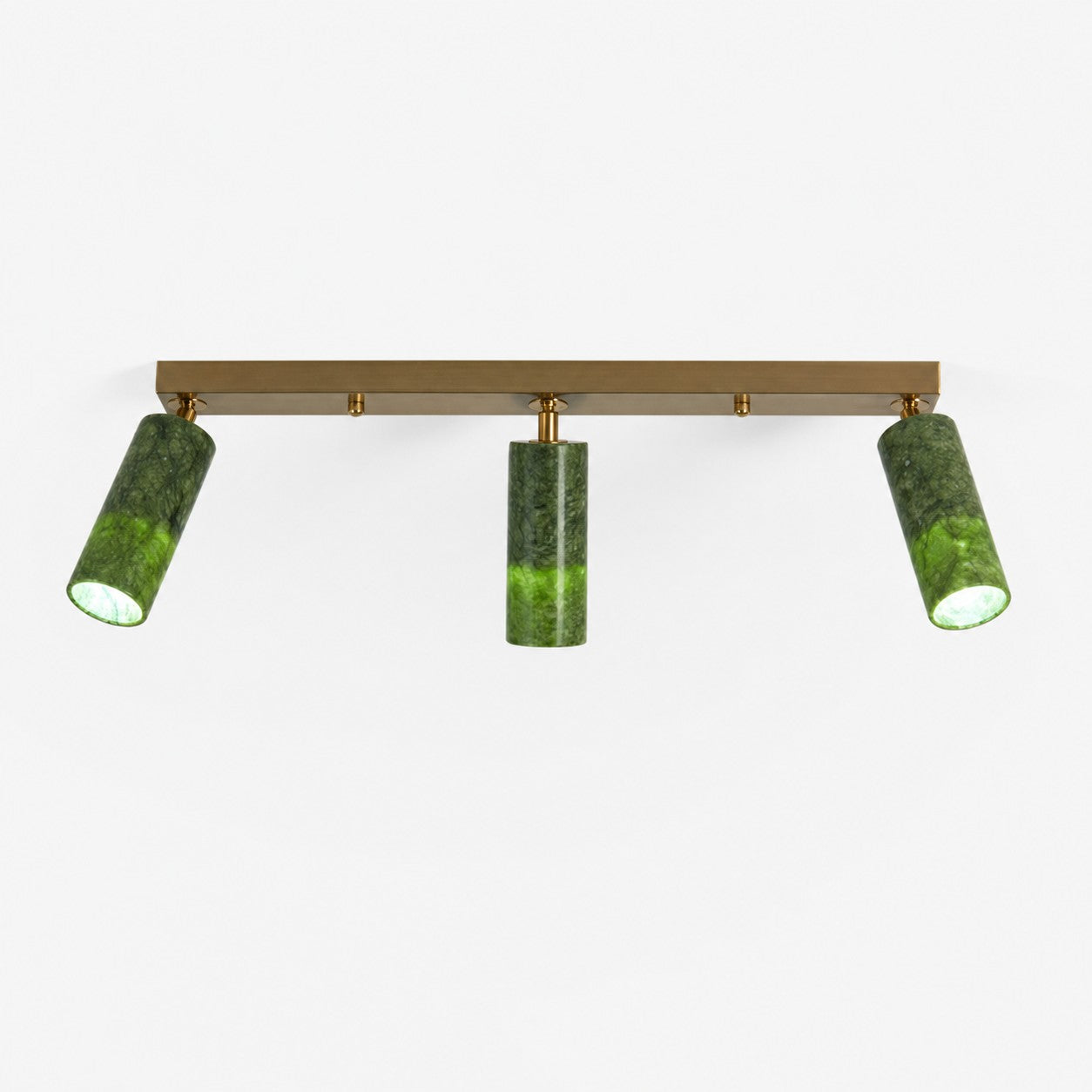 W-3433 natural jade flush mount ceiling light image 4