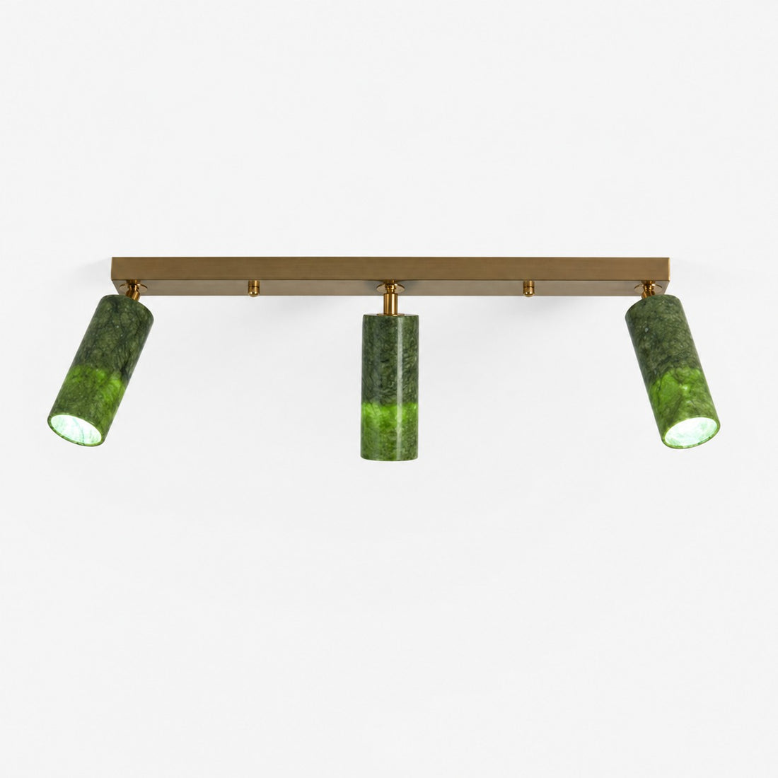 W-3433 natural jade flush mount ceiling light image 4