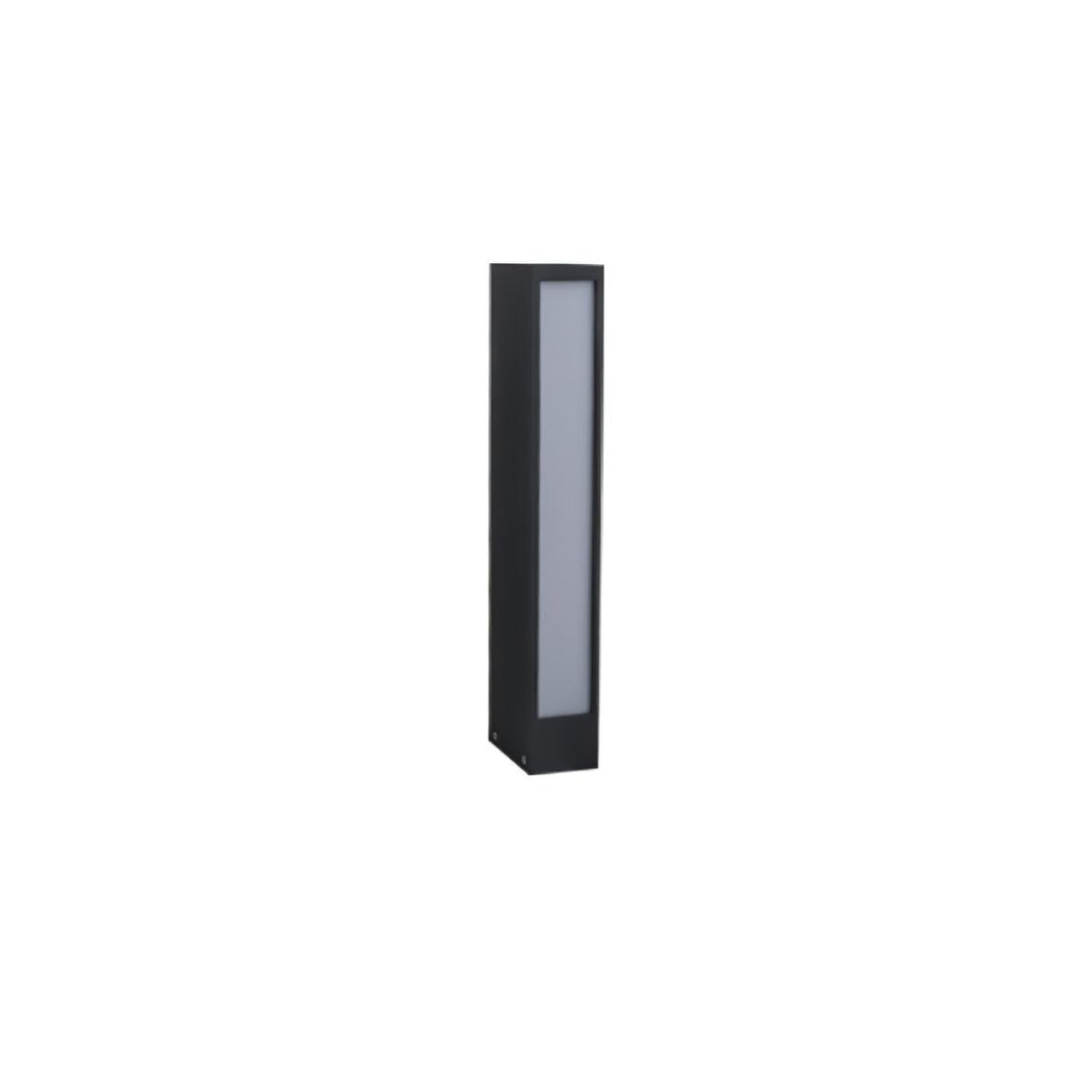 Aluminum Outdoor Post Lamp - Panel-Style Cast Lamp for Patio