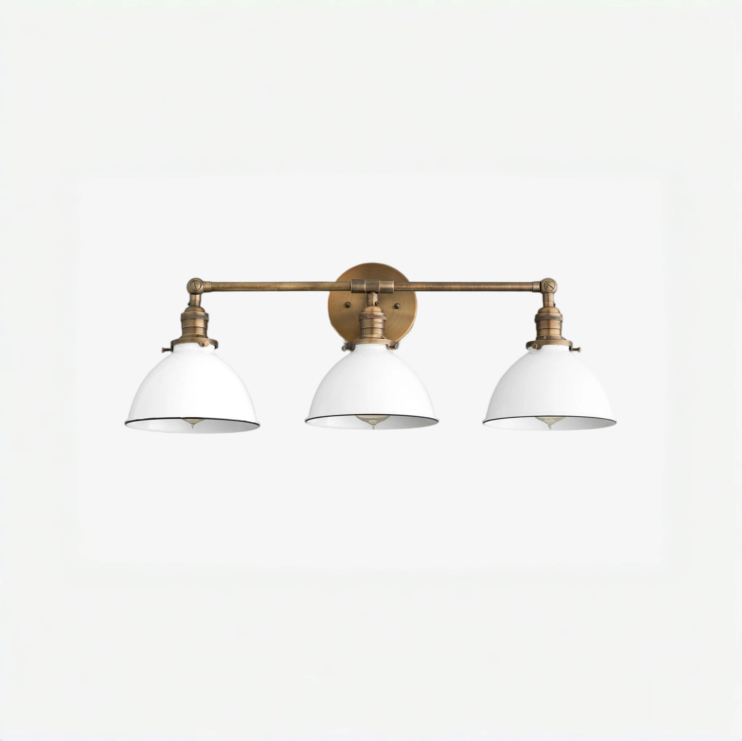 Conique Metal Industrial Vanity Light - Modern Bathroom Lighting Fixture