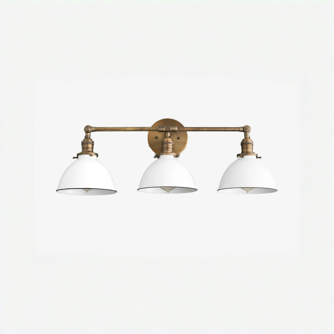 Conique Metal Industrial Vanity Light - Modern Bathroom Lighting Fixture