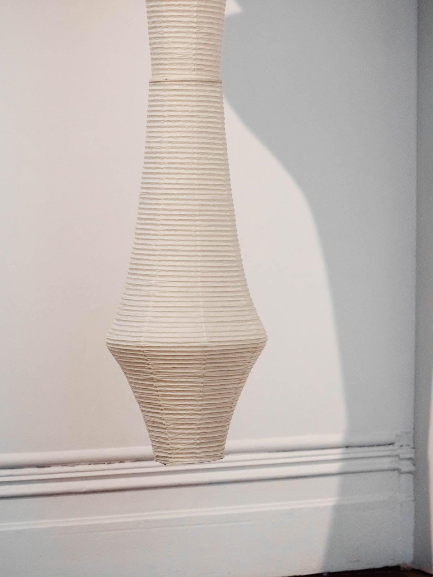 Washi Paper Pendant Light - Japanese Handcrafted Lamp for Living Room