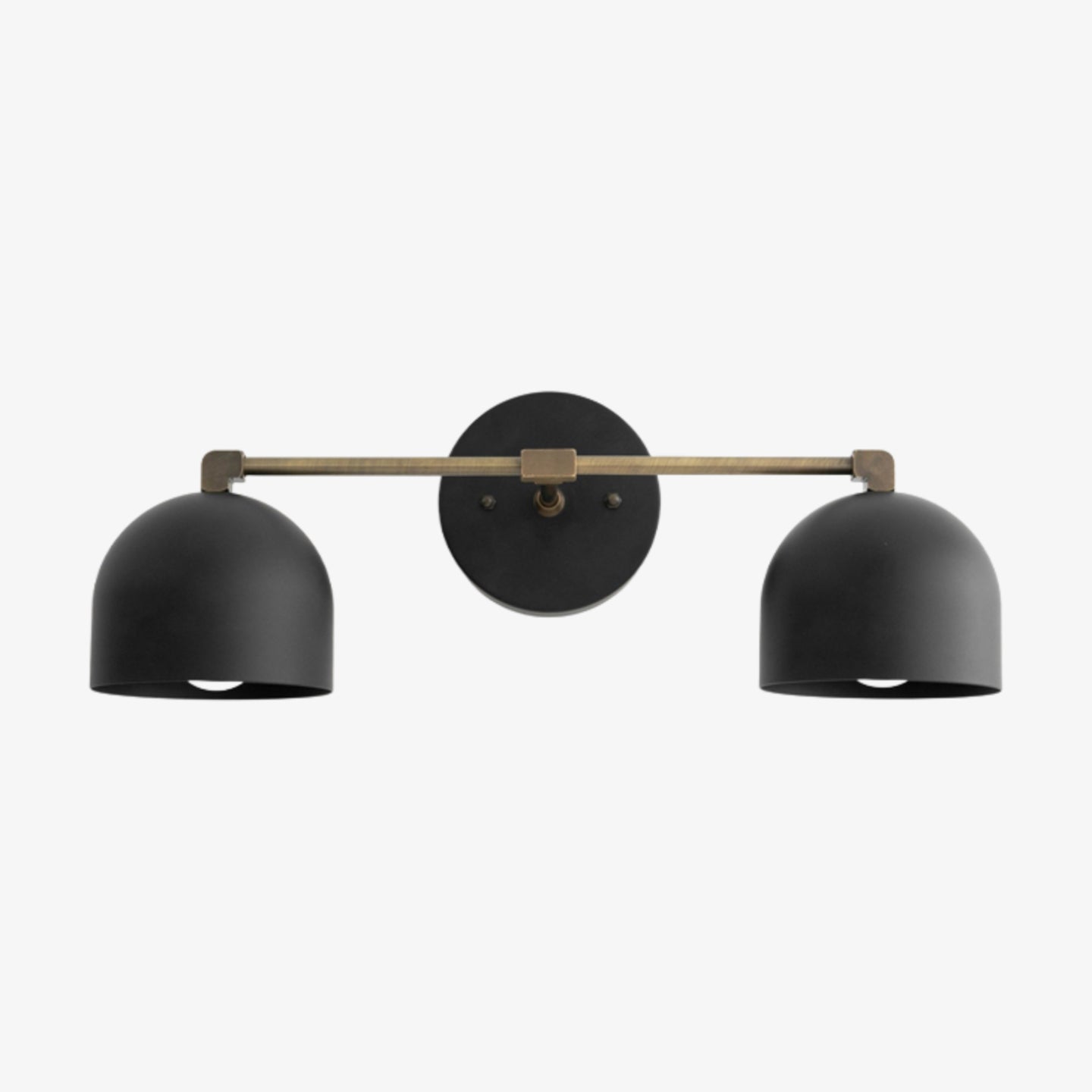Metio Dome Mid-Century Deep Ball Schminklampe - Messing Wandleuchte