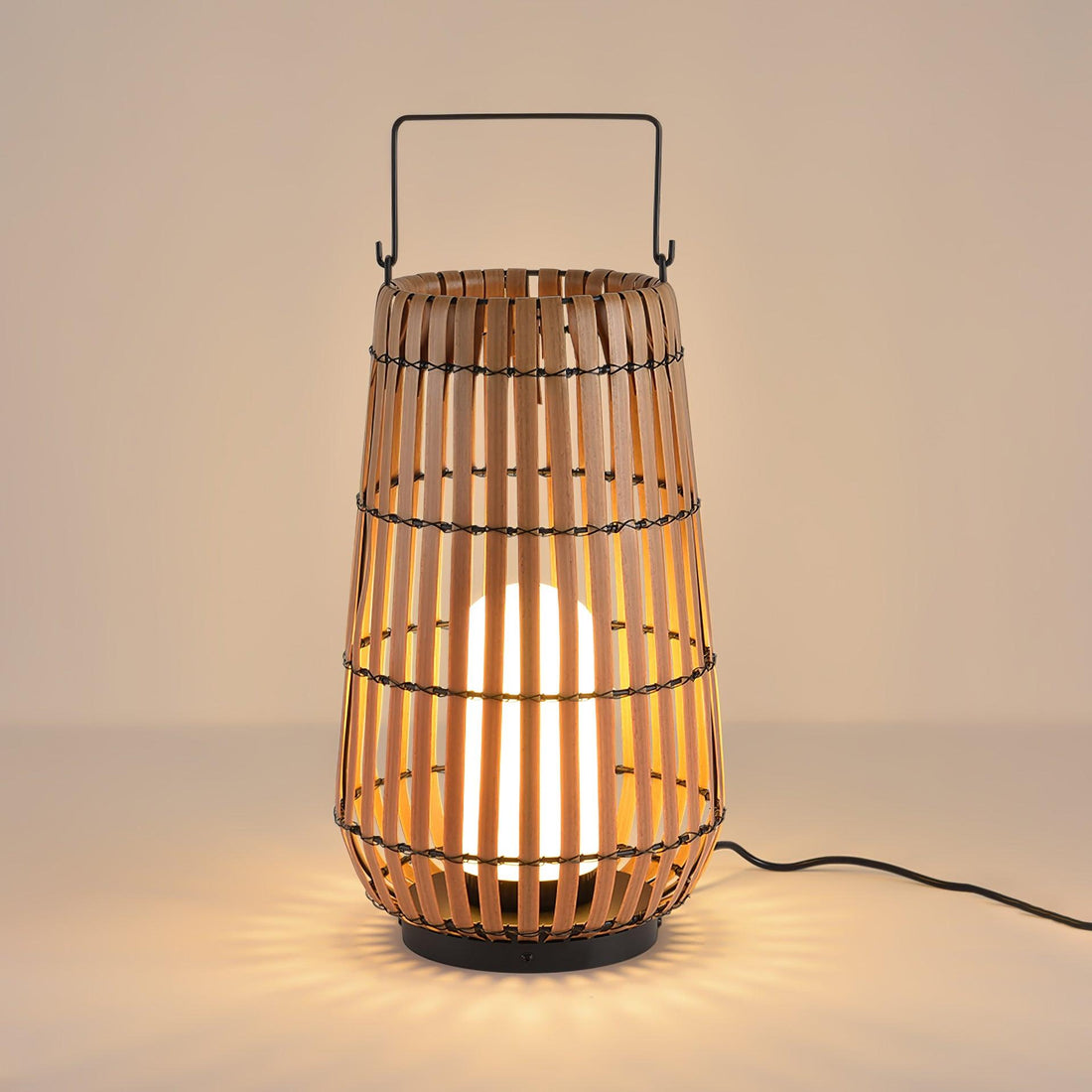 Tropic Braid Outdoor Lamp - Faux-Rattan Metal Waterproof
