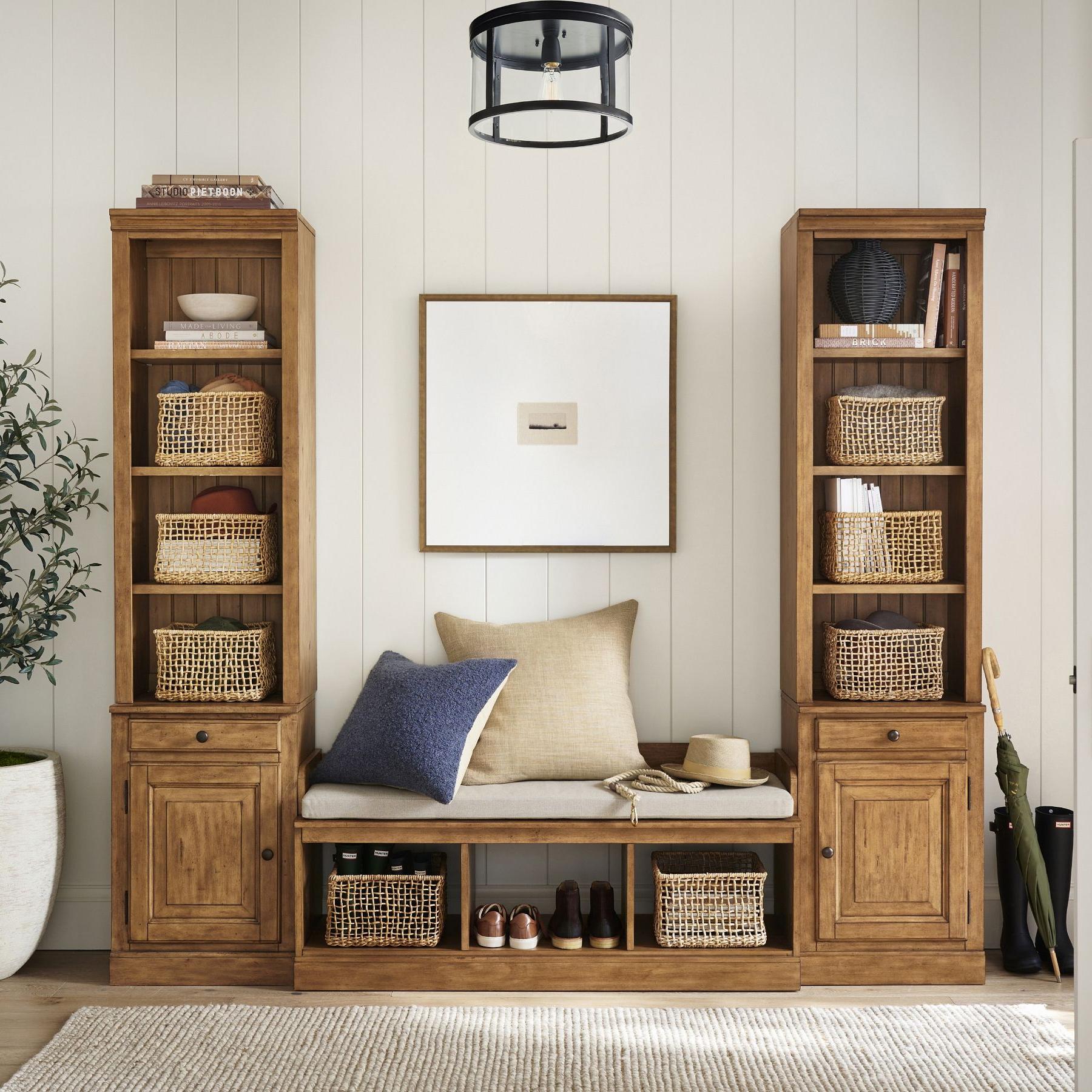 Ferrix Classic Outdoor Ceiling Lamp - Iron Glass Flush Mount for Porch