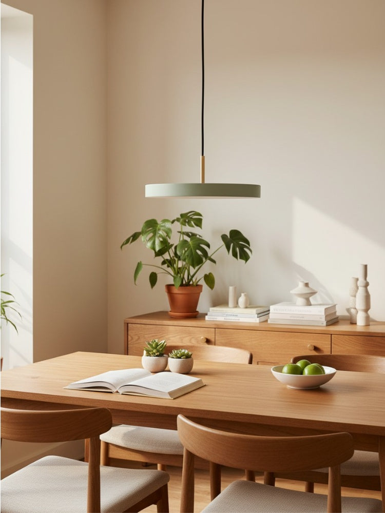 Asteria Minimalist Metal and Acrylic LED Pendant Light