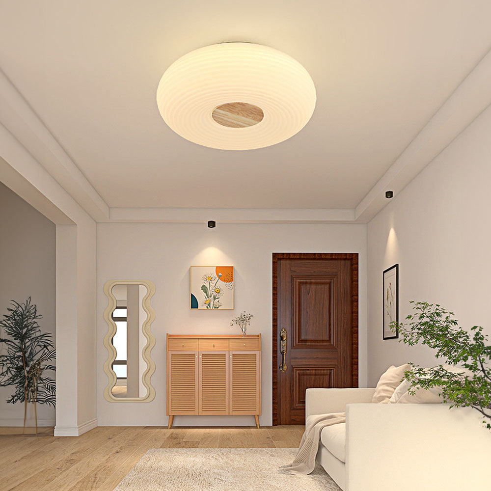 Wabi-Sabi Acrylic LED Ceiling Light – Minimalist Bedroom Fixture