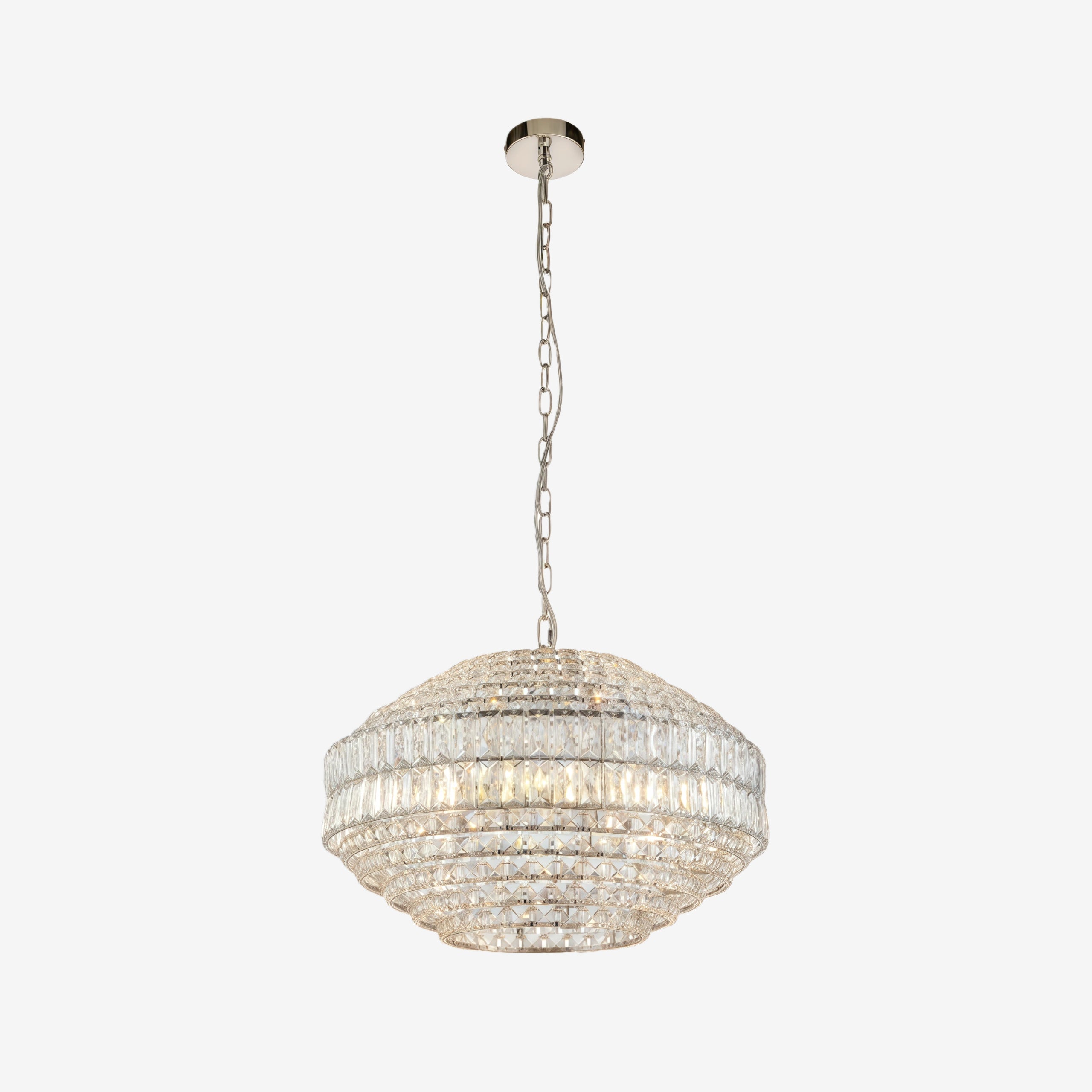 Virelis Style Luxe Crystal Pendant Light – Ambient Lighting for Kitchens & Hospitality Spaces