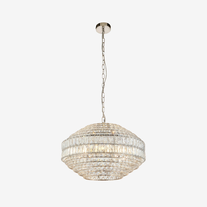 Virelis Style Luxe Crystal Pendant Light – Ambient Lighting for Kitchens & Hospitality Spaces