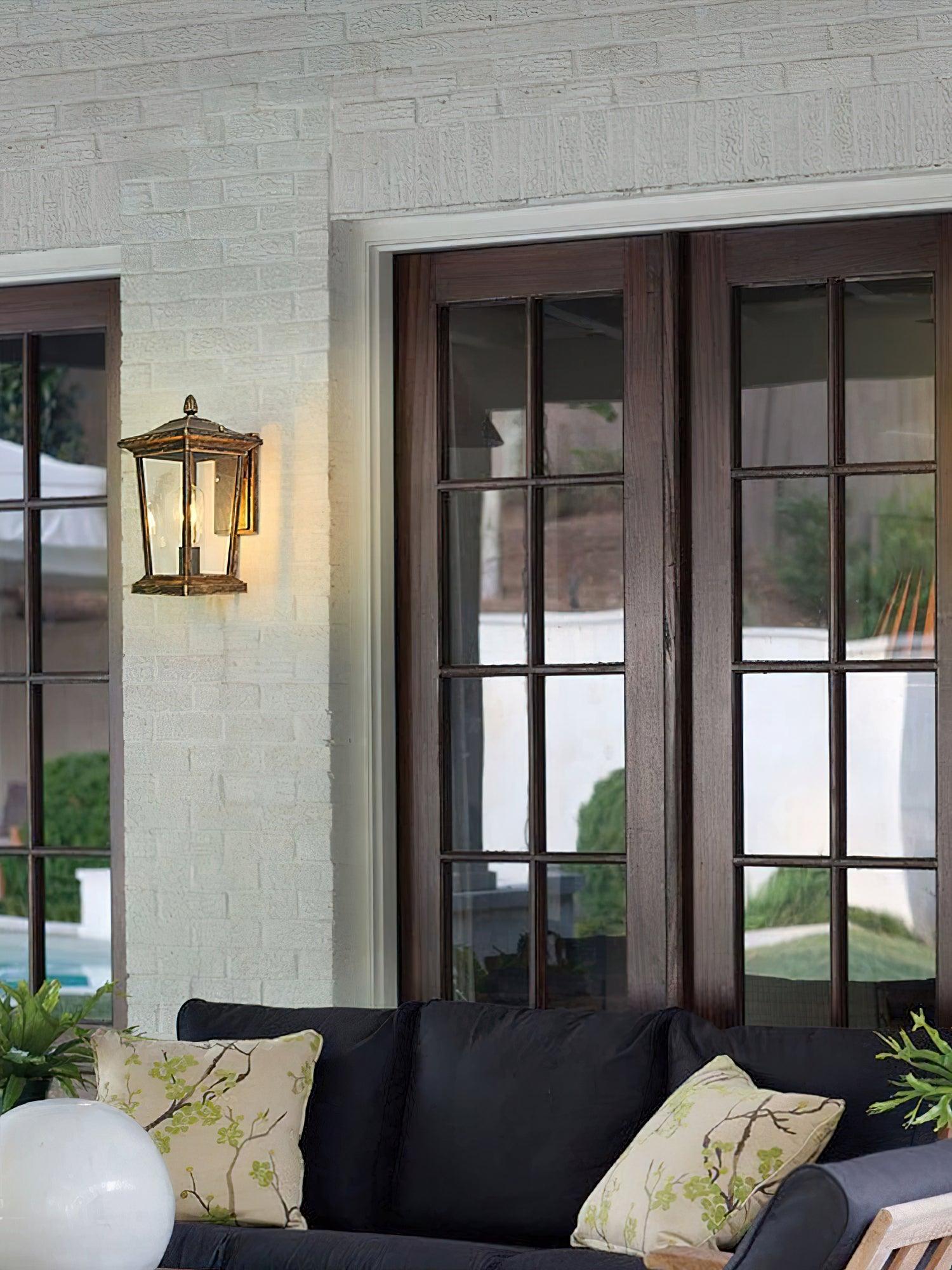 Birdcage Wall Lamp - Vintage LED Light for Courtyard & Balcony