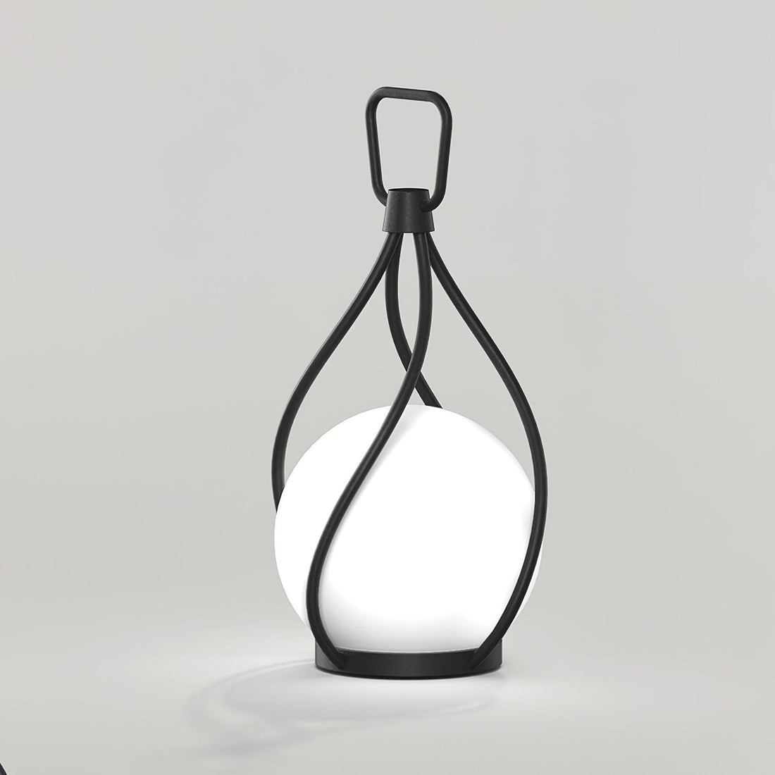 Orb Lantern Table Lamp - Rechargeable LED Light for Indoor & Patio