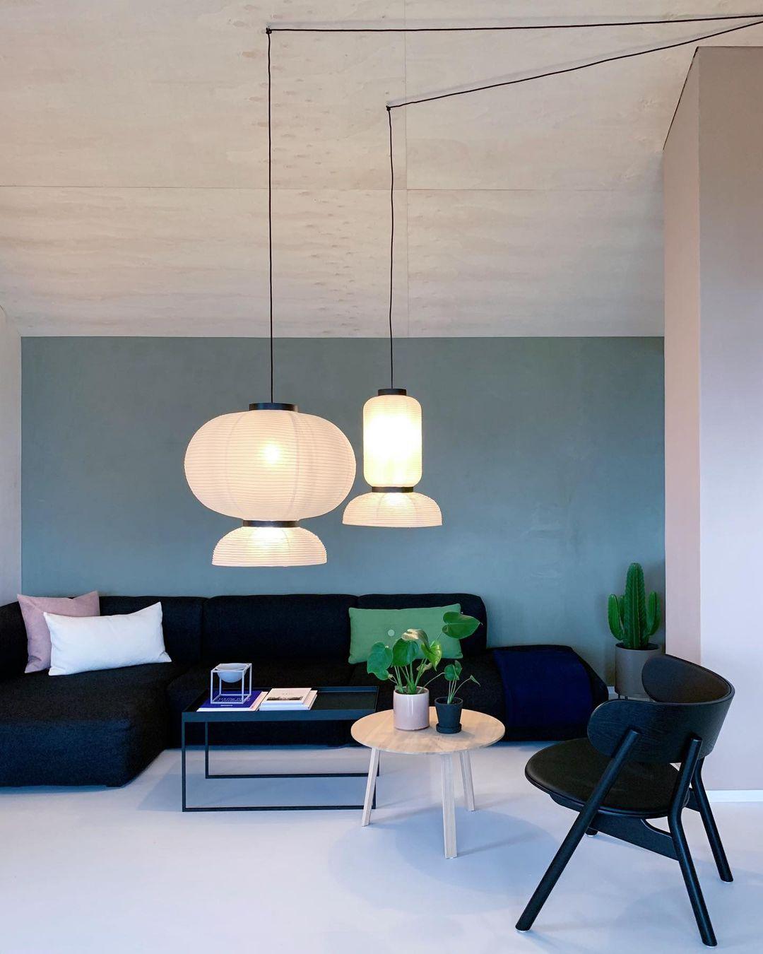 Rounded Layered Paper Plug-In Pendant