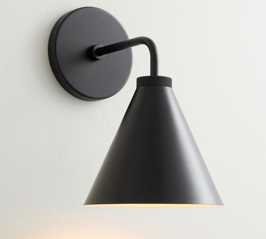 Korvi Metal Cone Wall Lamp - Classic Multi-Head Tapered Wall Sconce