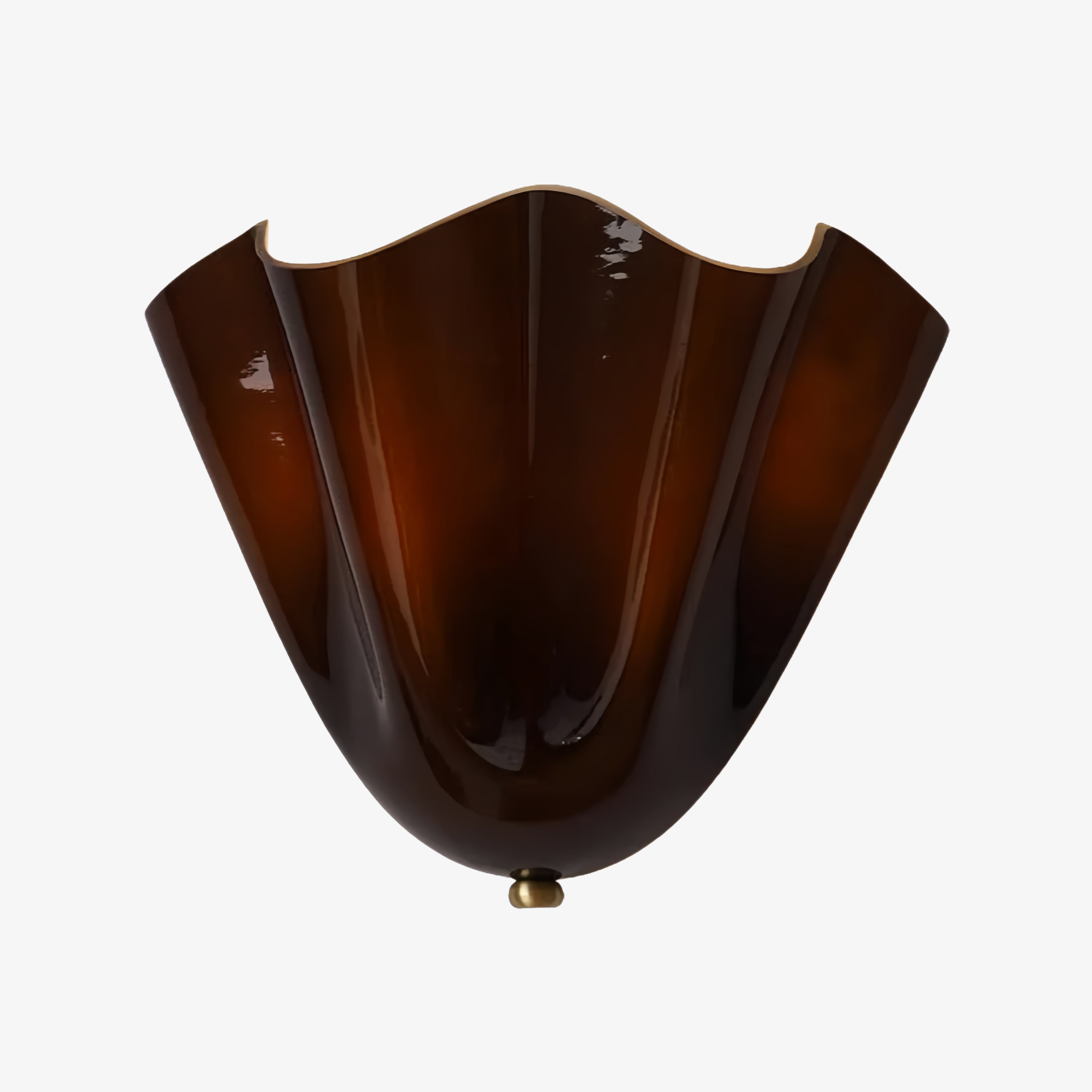 Moderne Wandleuchte Bellina – Kunsthandwerkliche Glaslampe Vera für die Inneneinrichtung