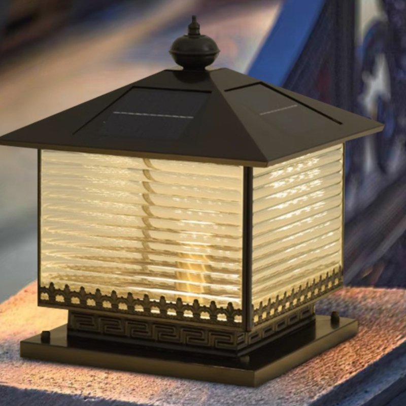 Solar-Pagodenlampe für den Außenbereich – Energiesparendes Licht für Garten &amp; Terrasse