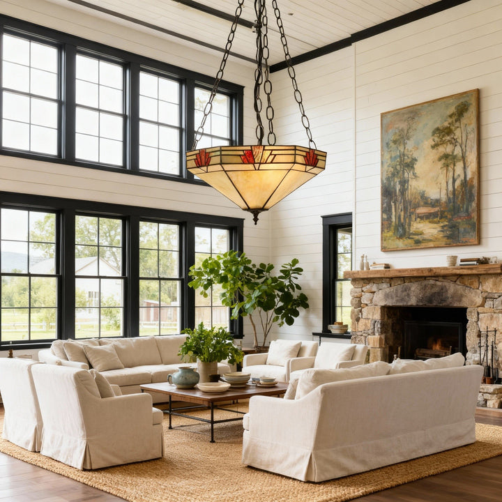 TF Nevada Pendant Light – Artisanal Glass Contemporary Inversion for Dining Areas and Entrances