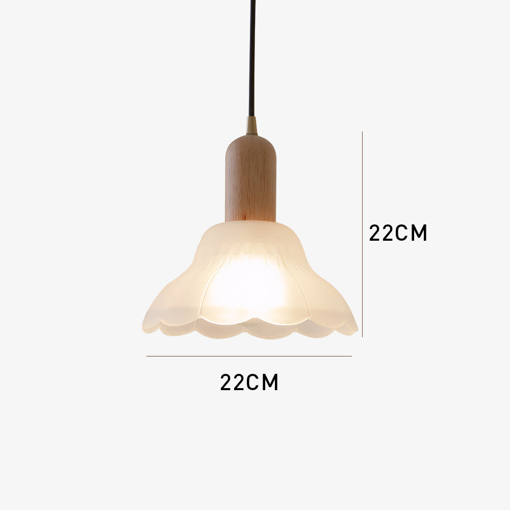 Retro Glass Pendant Light - Creative Bedroom Lighting Vintage