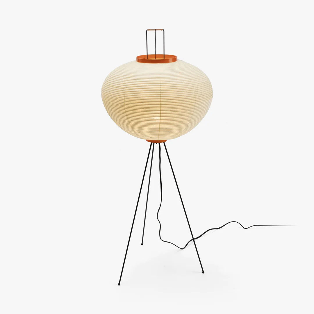 Rice Paper Floor Lamp - Bamboo Frame Soft Light for Living Room