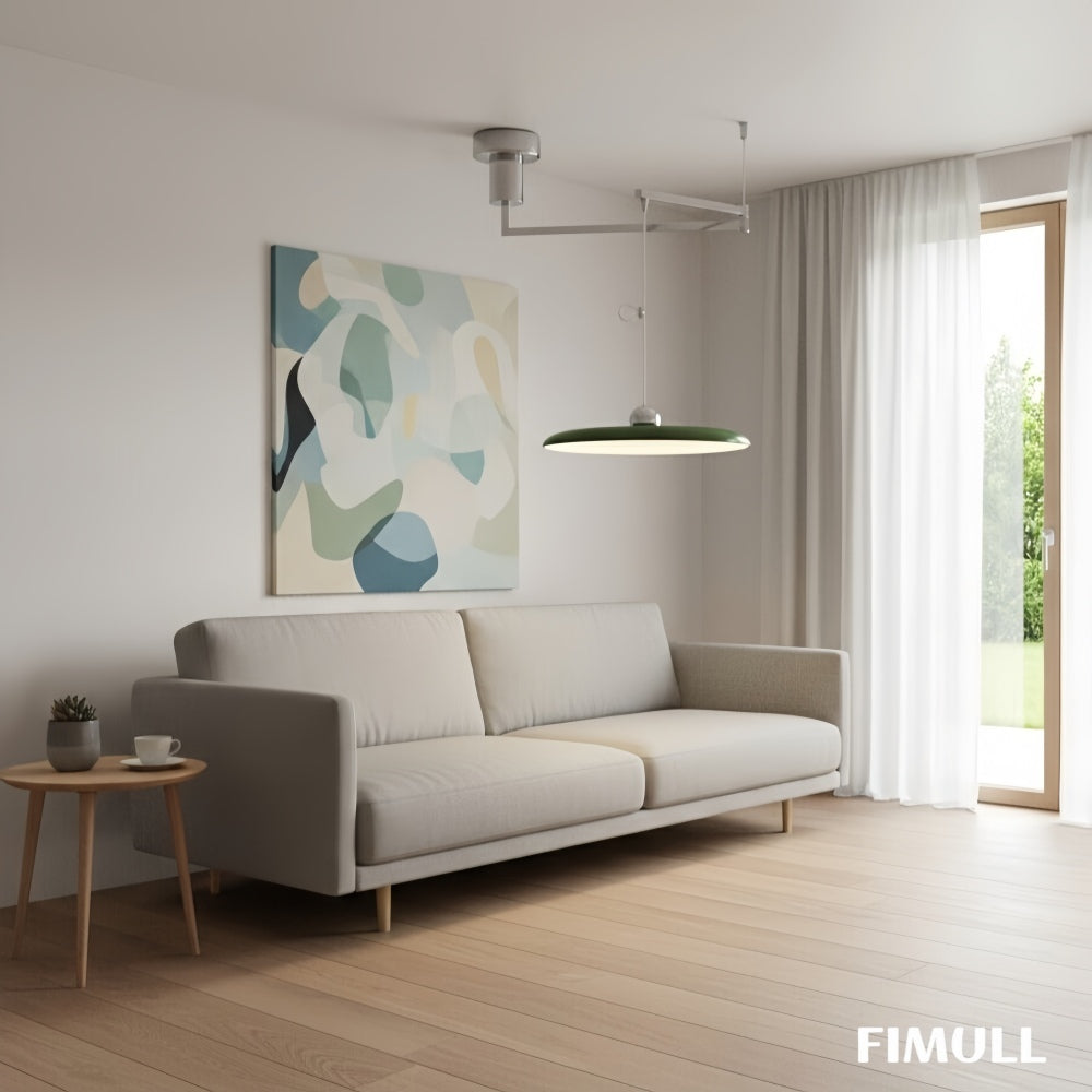 Minimalistische Pendelleuchte mit Schwenkarm – Esszimmer Küche