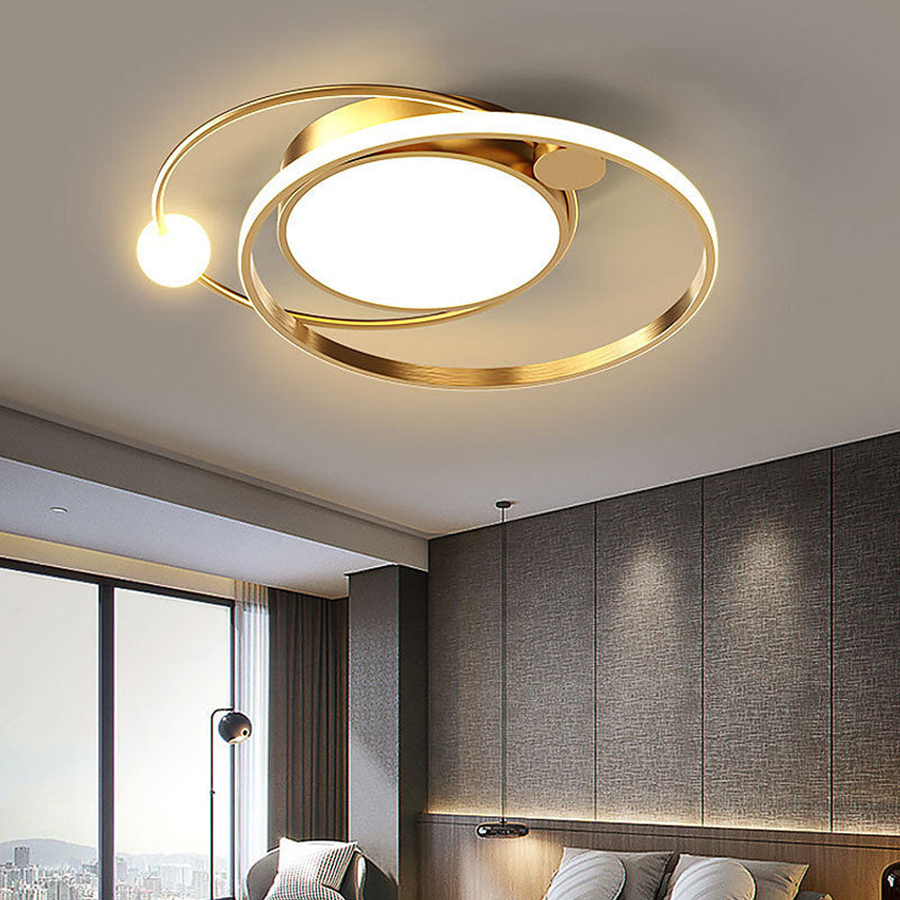 Modern Round LED Ceiling Light – Minimalist Fixture for Living Spaces