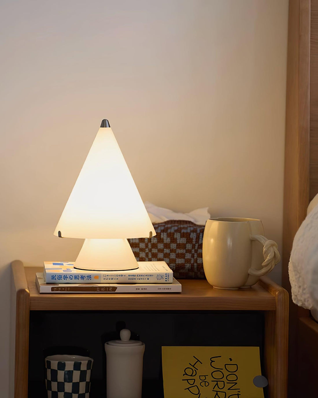 Tischleuchte - Elegante Glaslampe für Wohnzimmer &amp; Schlafzimmer
