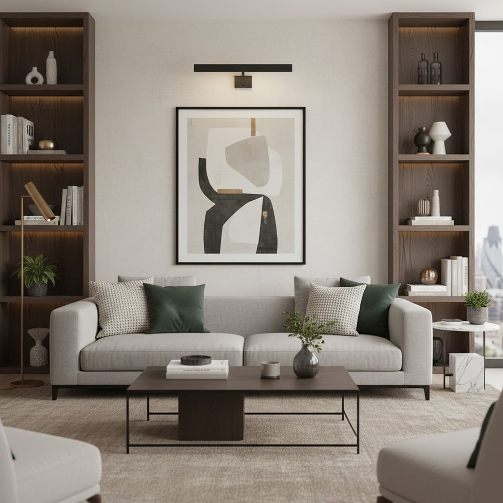 Minimalist Slim Picture Sconce - Metal Art Light