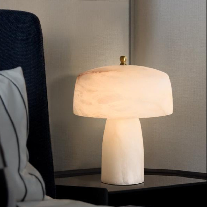 Modern Mushroom Alabaster Table Lamp