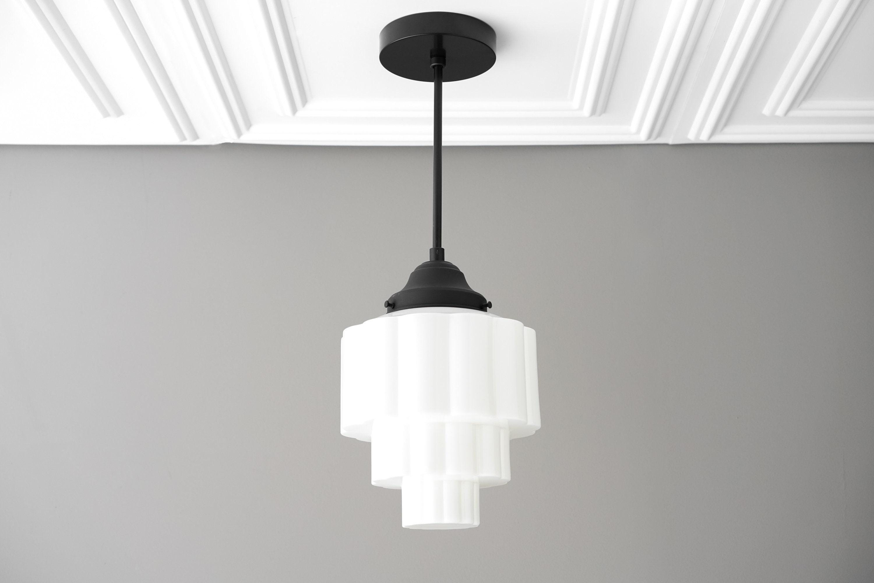 Geotower Glass Pendant Light - Elegant Home Lighting