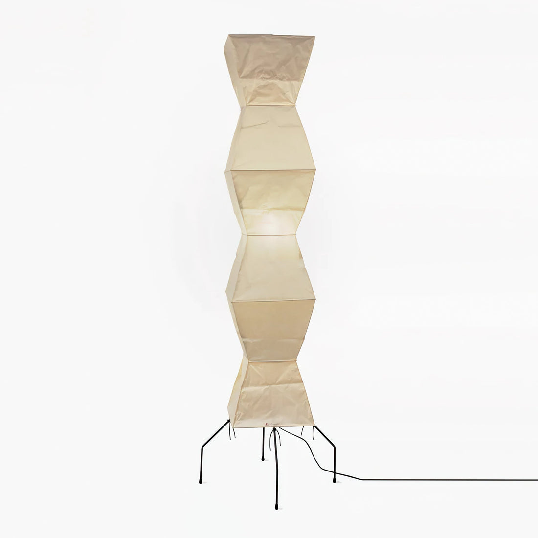 Rice Paper Floor Lamp - Bamboo Frame Soft Light for Living Room