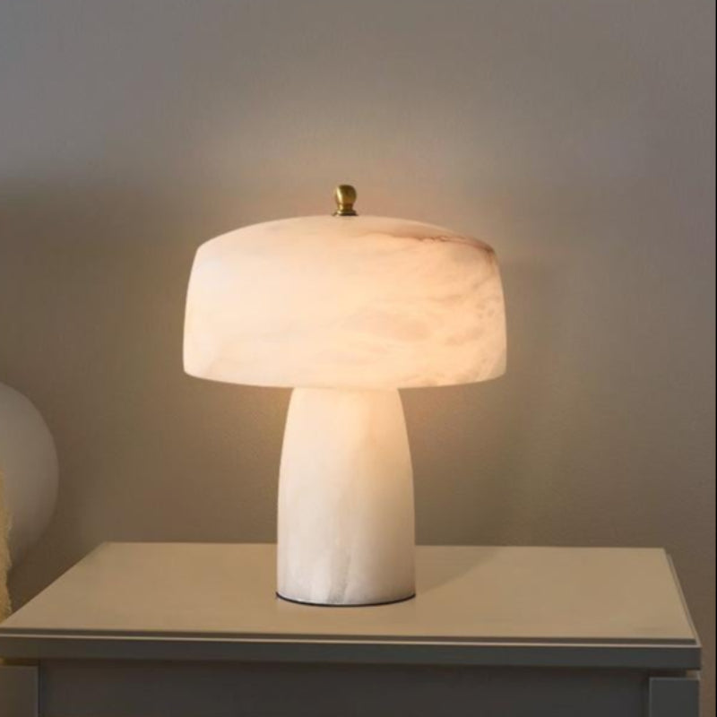 Modern Mushroom Alabaster Table Lamp
