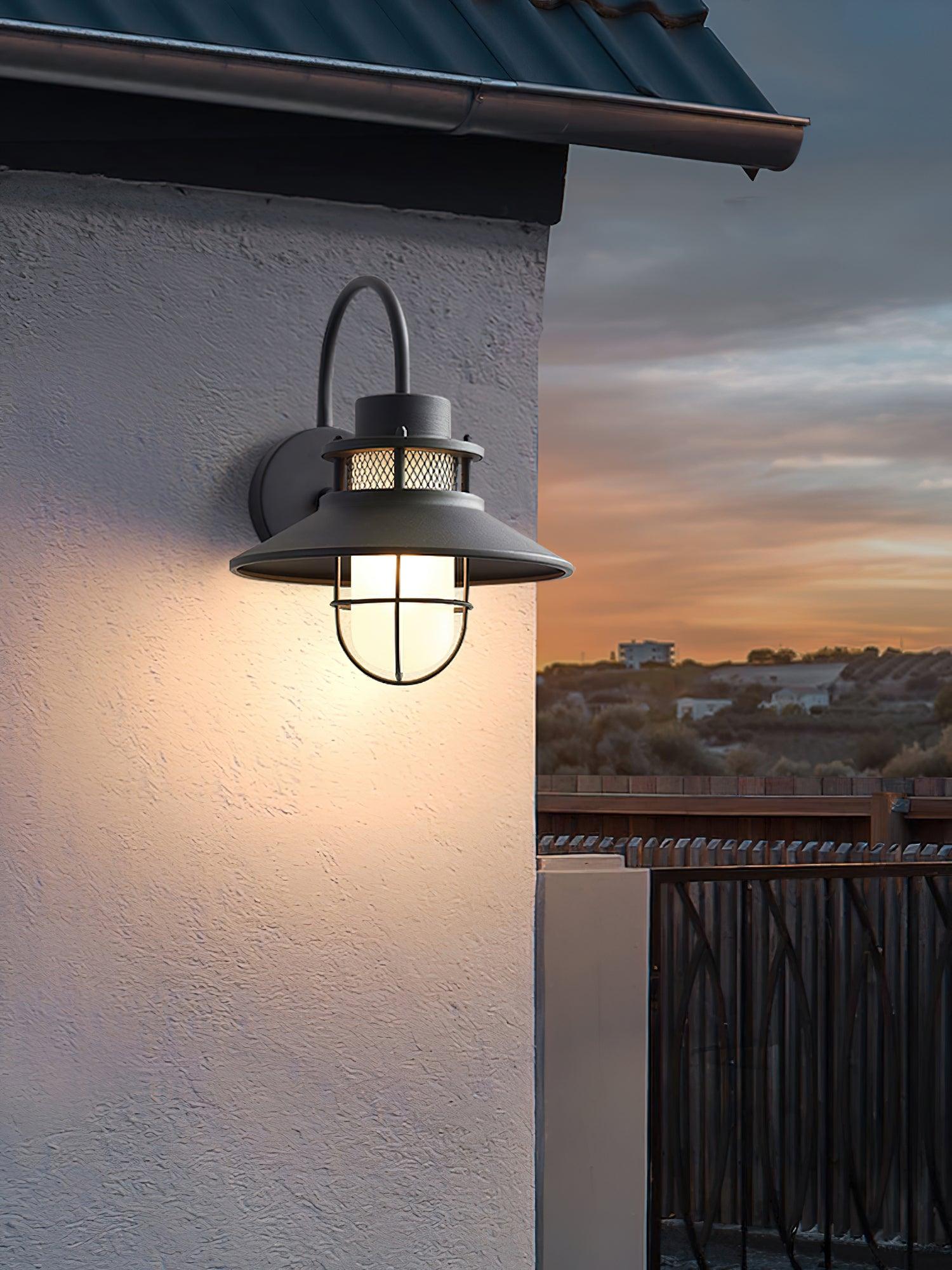 Outdoor Wall Lamp - Industrial Decor Wall Lamp Great for Patio/Porch