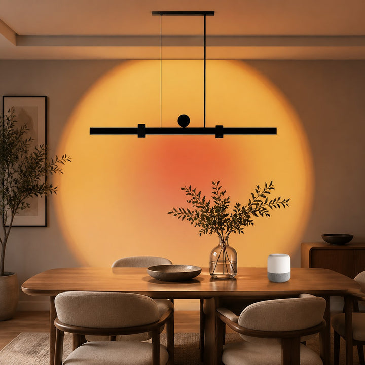 Linear Wall-Wash Dining Pendant Light
