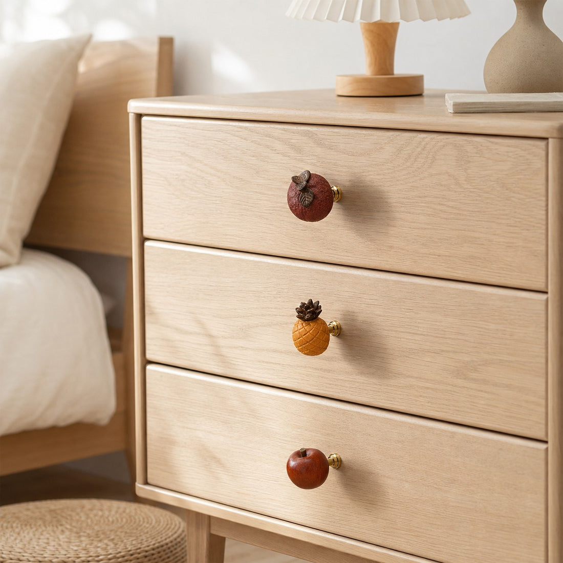 Handcrafted Wooden Fruit Cabinet Hardware