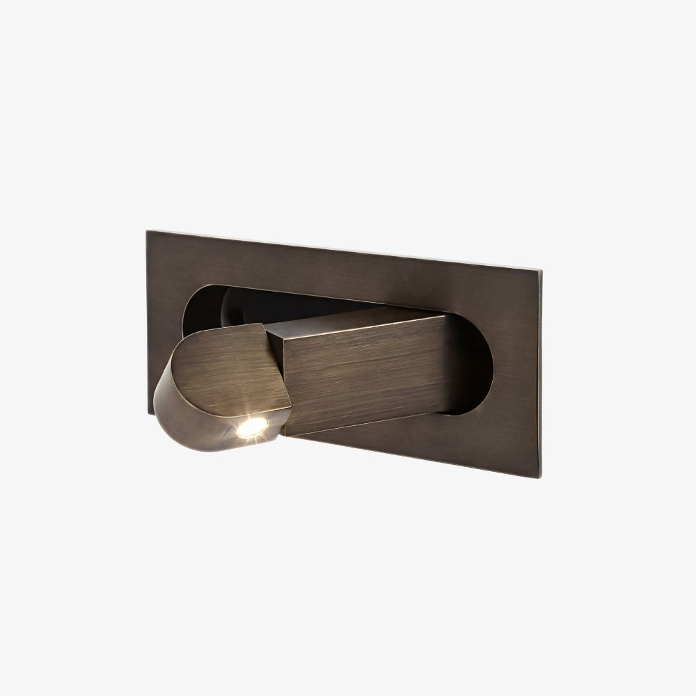 Noctiqo Adjustable LED Bedside Wall Light - Contemporary Design Metal Night Lamp for Home
