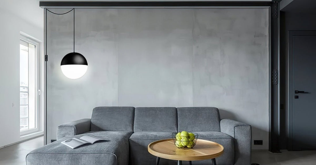 Deckenleuchte aus Metall und Polycarbonat