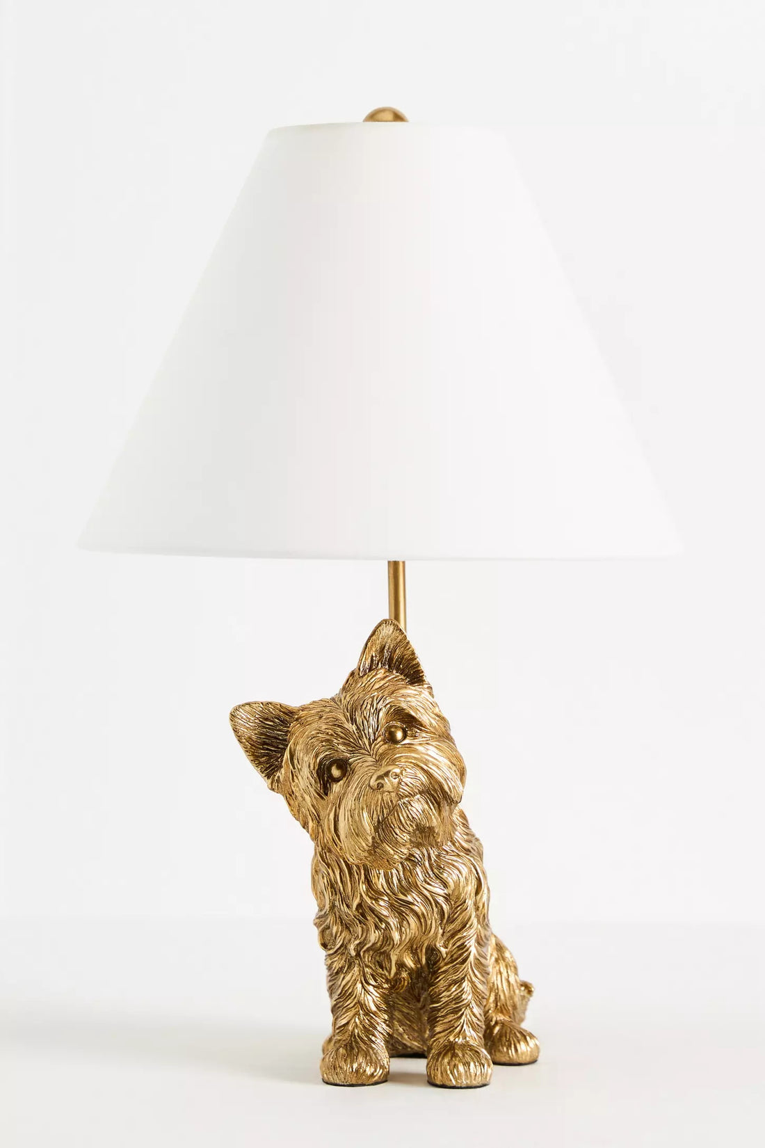 Pawdia Unique Table Lamp - Decorative Fabric Animal Bedside Lamp