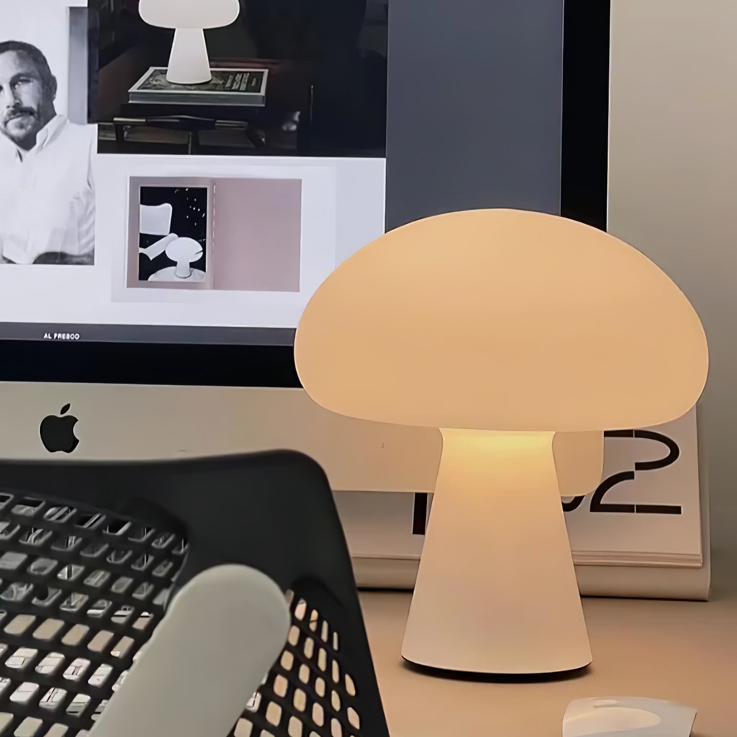 Tragbare Tischleuchte – wiederaufladbare moderne Lampe für Terrasse und Garten