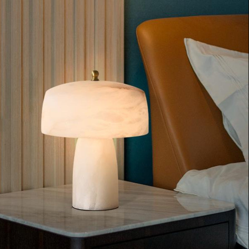 Modern Mushroom Alabaster Table Lamp